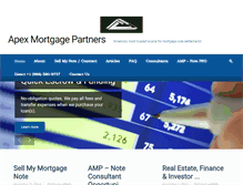 Tablet Screenshot of apexmortgagepartners.com